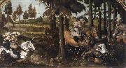 WERTINGER, Hans Boar Hunt oil painting